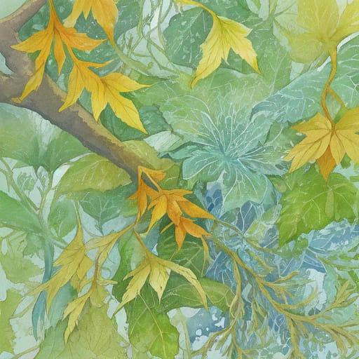 AI sycamore illustration